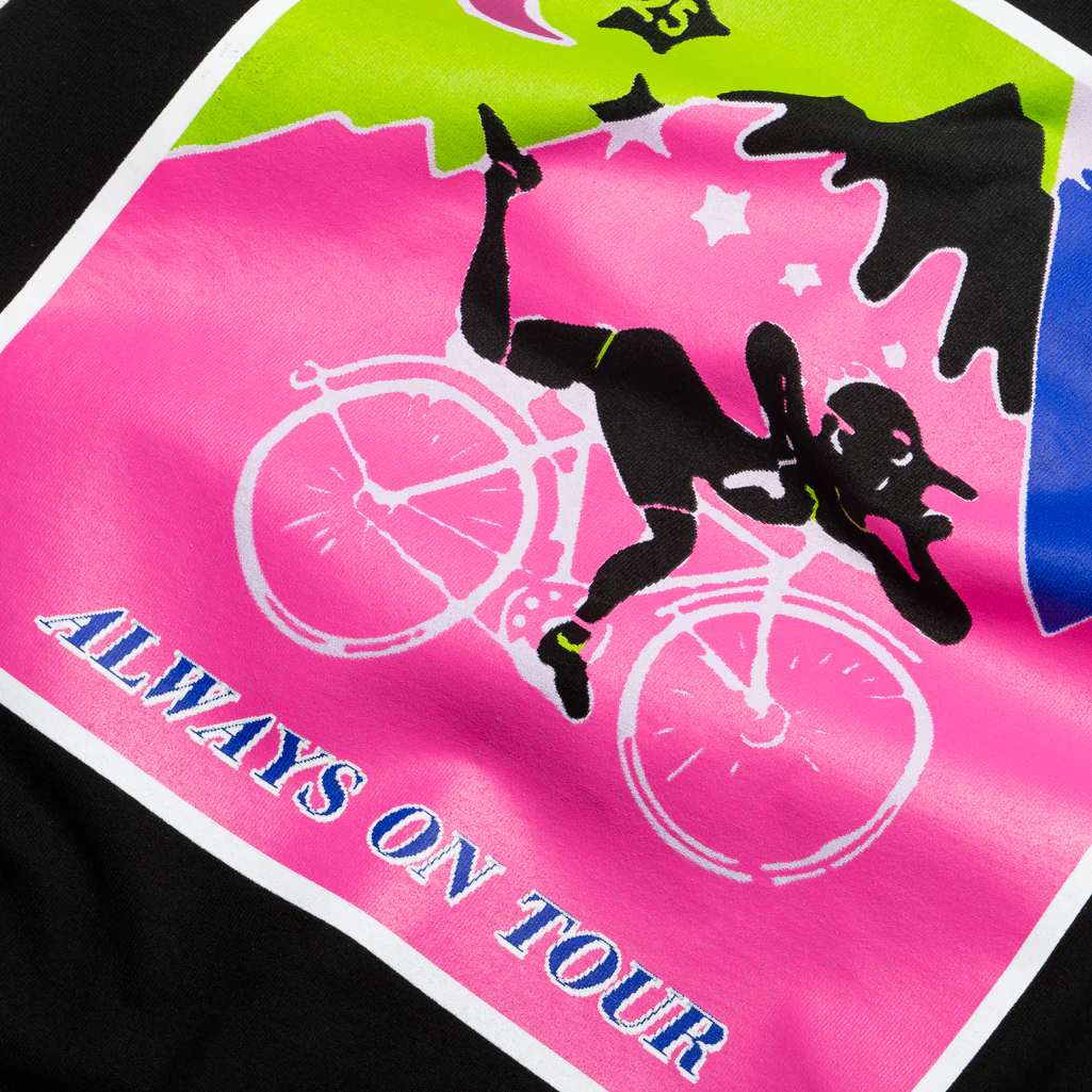 Always On Tour Acid Homage Tee - Black