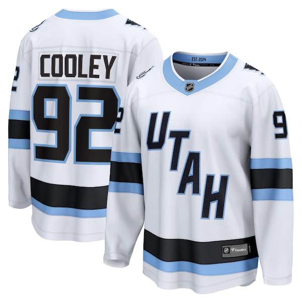 Logan Cooley Utah Mammoth  Away Breakaway Player Jersey - White