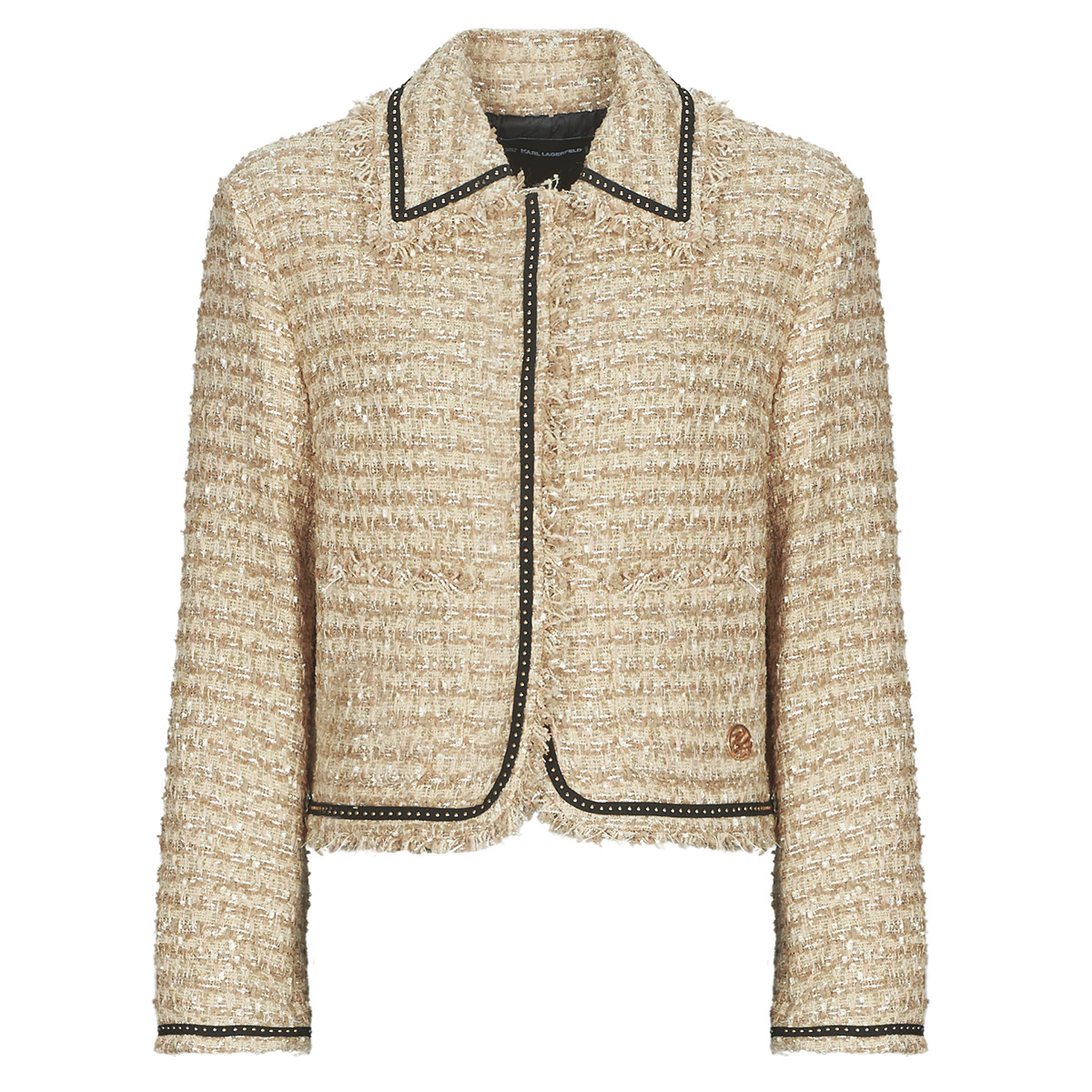 Karl Lagerfeld - BOUCLE JACKET - Beige