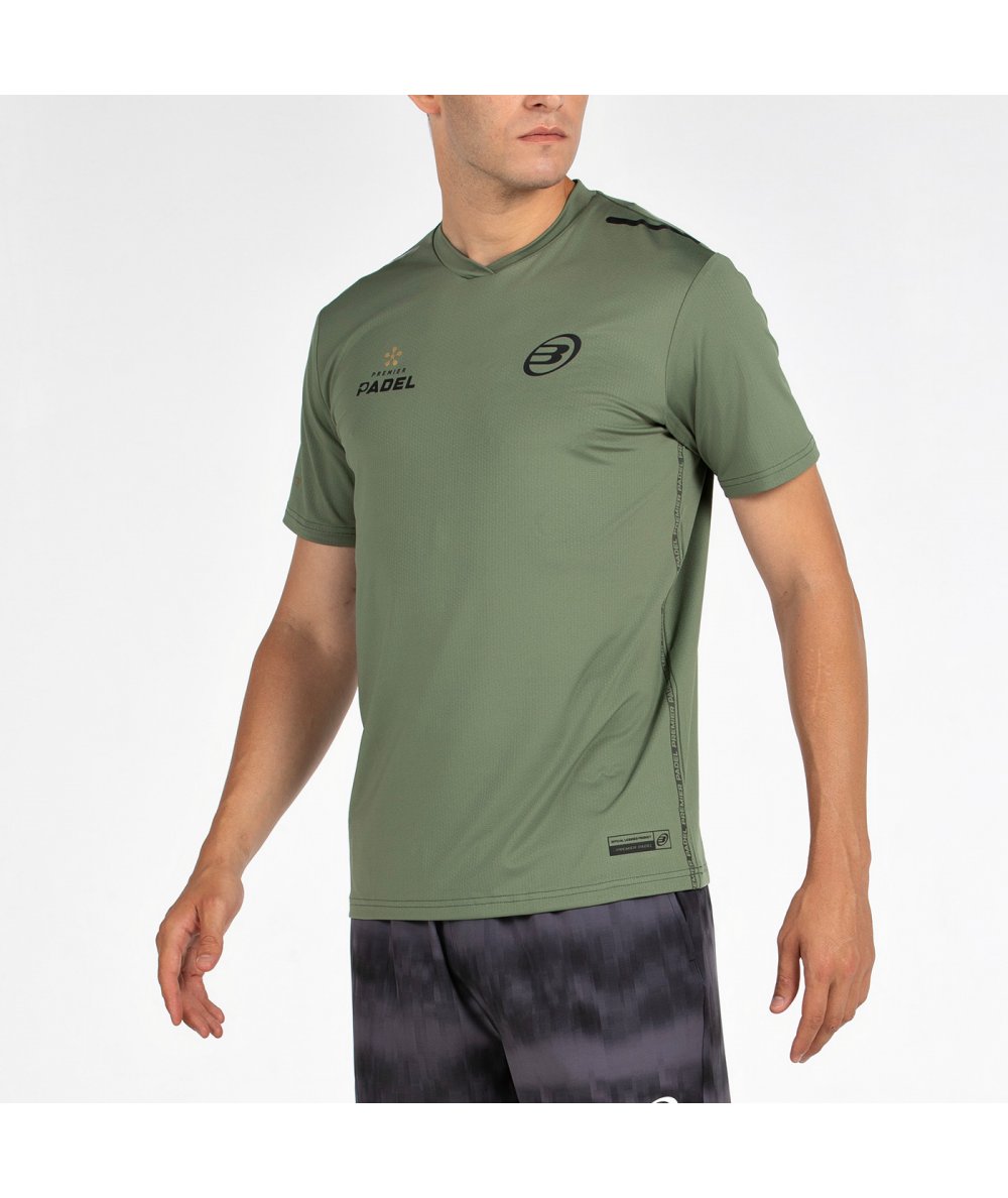 CAMISETA BULLPADEL PERICO KAKI