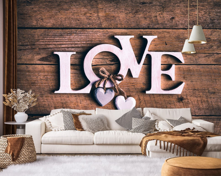Feeby Fototapeta, Napis Love 3D 150x105