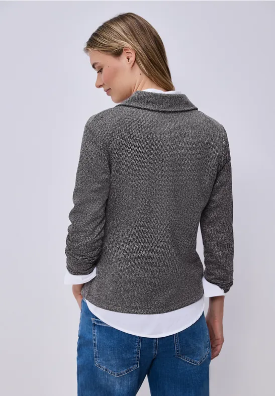 Basic Blazer mit Reverskragen