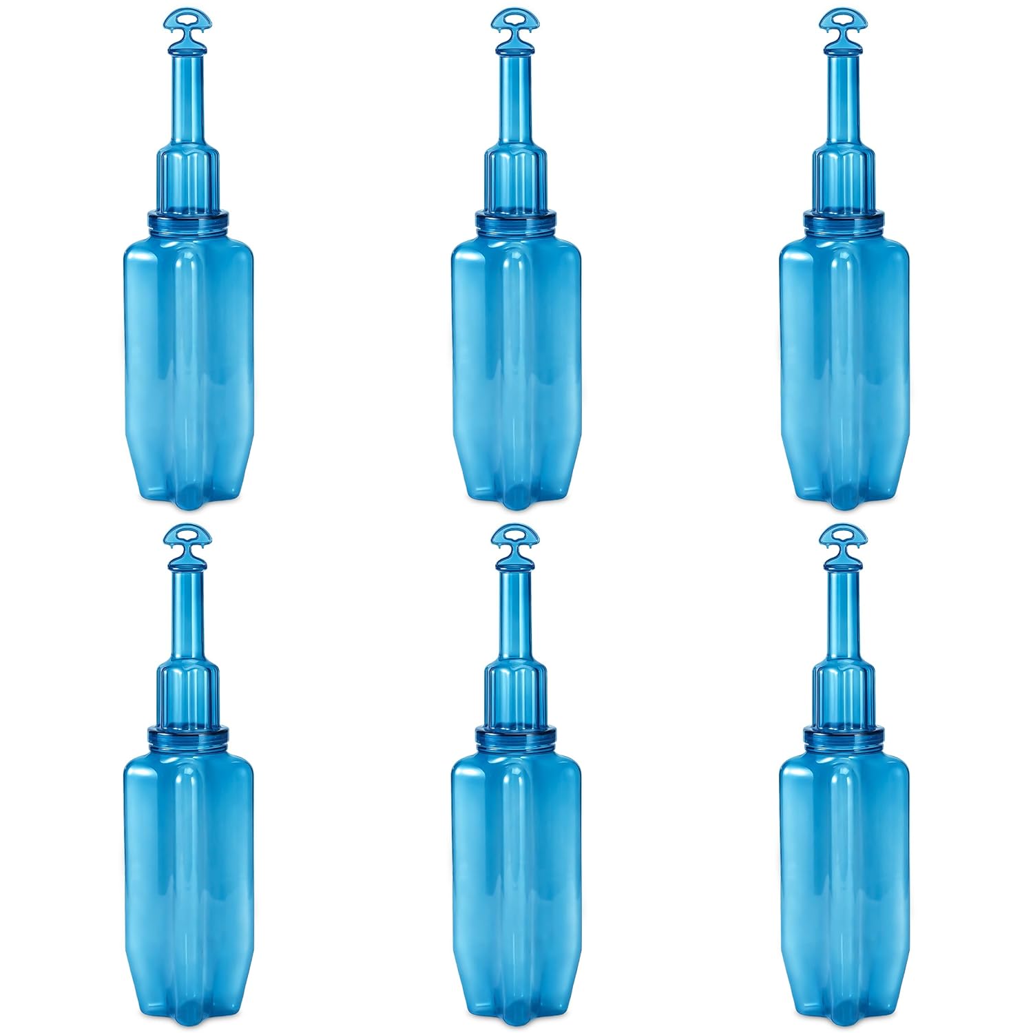 San Jamar Rapi-Kool Plastic Rapid Cooling Commercial Food Paddle with Hang Tag for Restaurants, Kitchens, Blue, 1.83 lbs (Pack of 6)