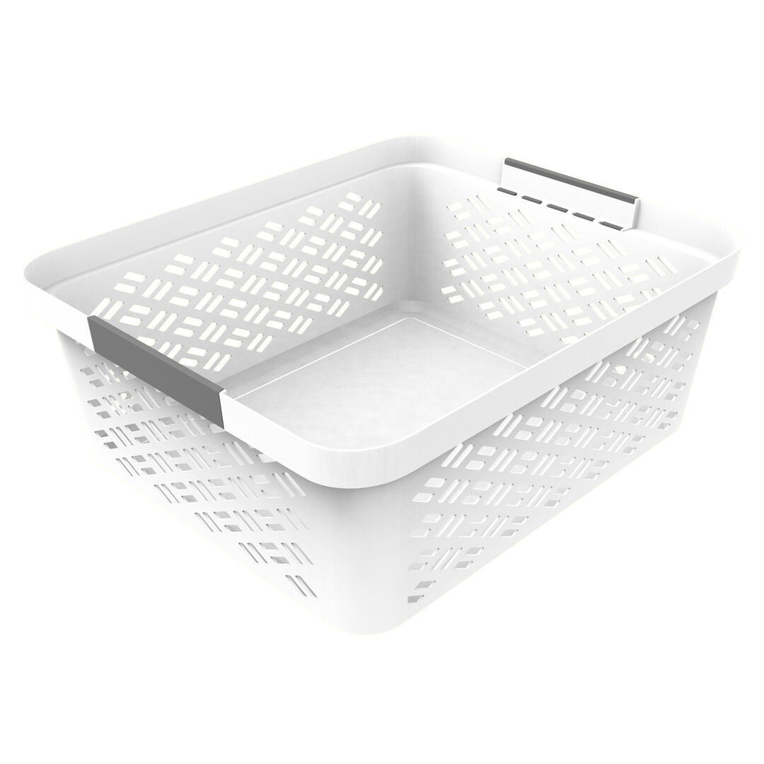 Cesto de arrumação com pega grande