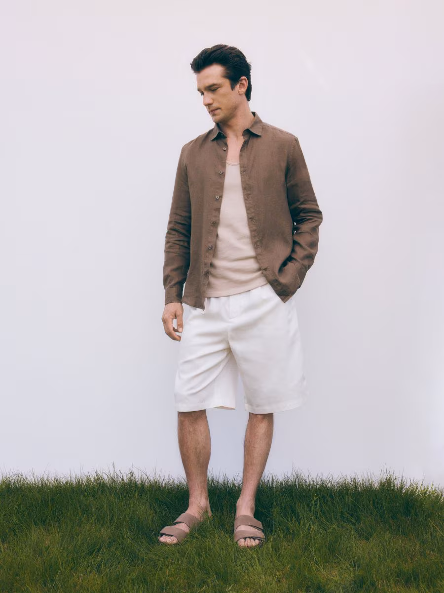 Regular Fit Linen Shirt