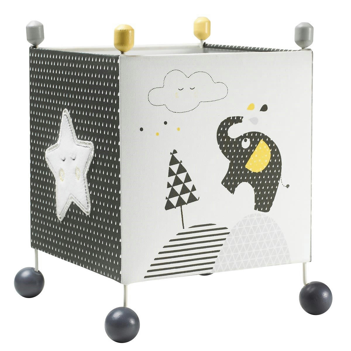 BABYFAN - Luminaire enfant à poser en coton gris