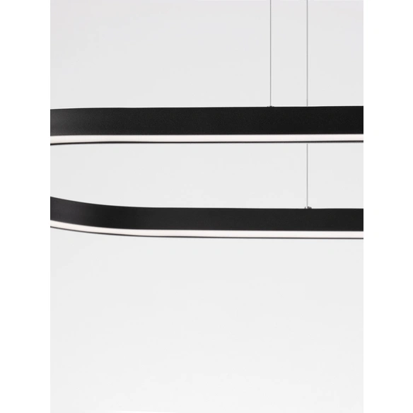 Pendelleuchte »Cuppe «, LED, 56 W, Höhe: 200 cm, schwarz