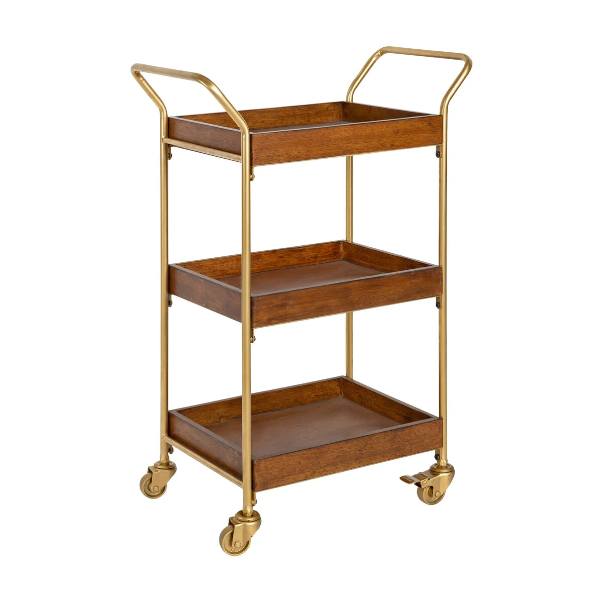 Kate and Laurel Lloyd Mid-Century Bar Cart - 23x35