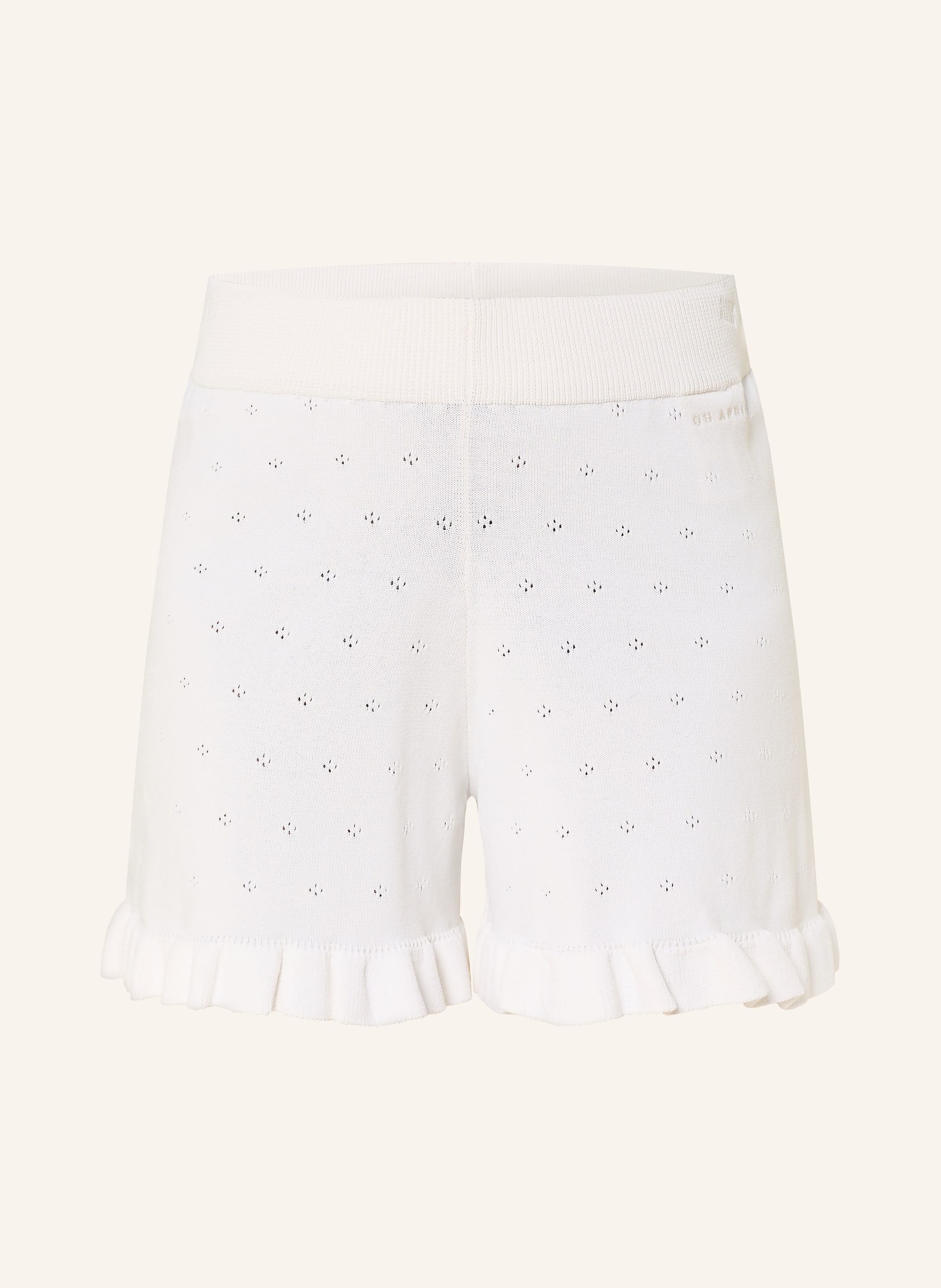 OH APRIL Strickshorts LILOU mit Rüschen