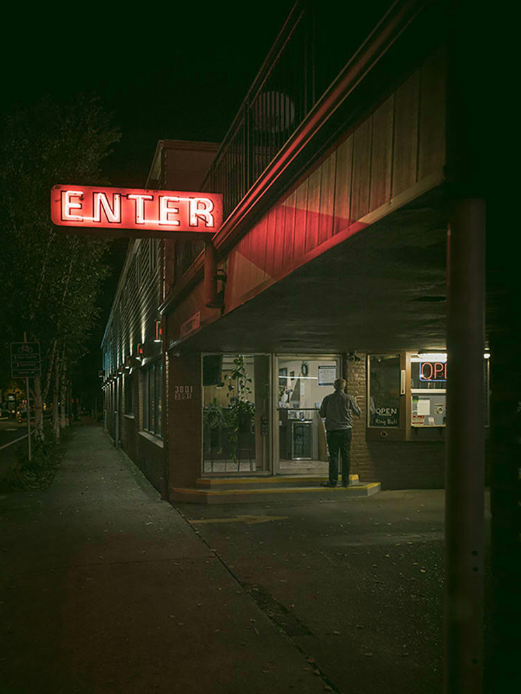ENTER - Photographie d'art de Romain Farge 60x80 cm sur alu