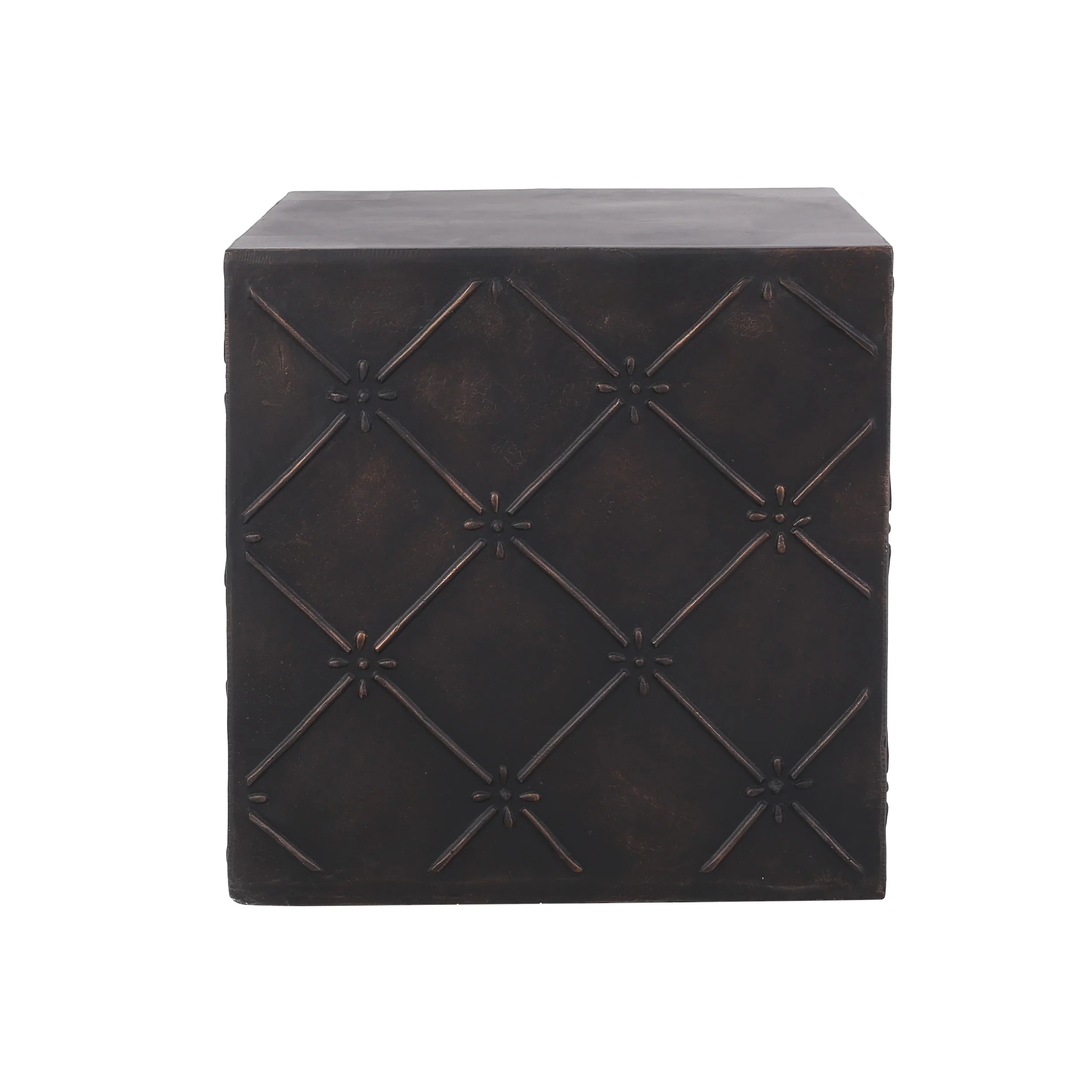 Acosta Outdoor Lightweight Concrete Side Table by Christopher Knight Home