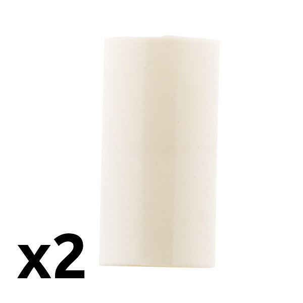 Lot de 2 manchons IRL diamètre 25mm - Blanc - Zenitech