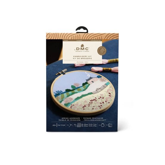 DMC Spring Landscape Embroidery Kit