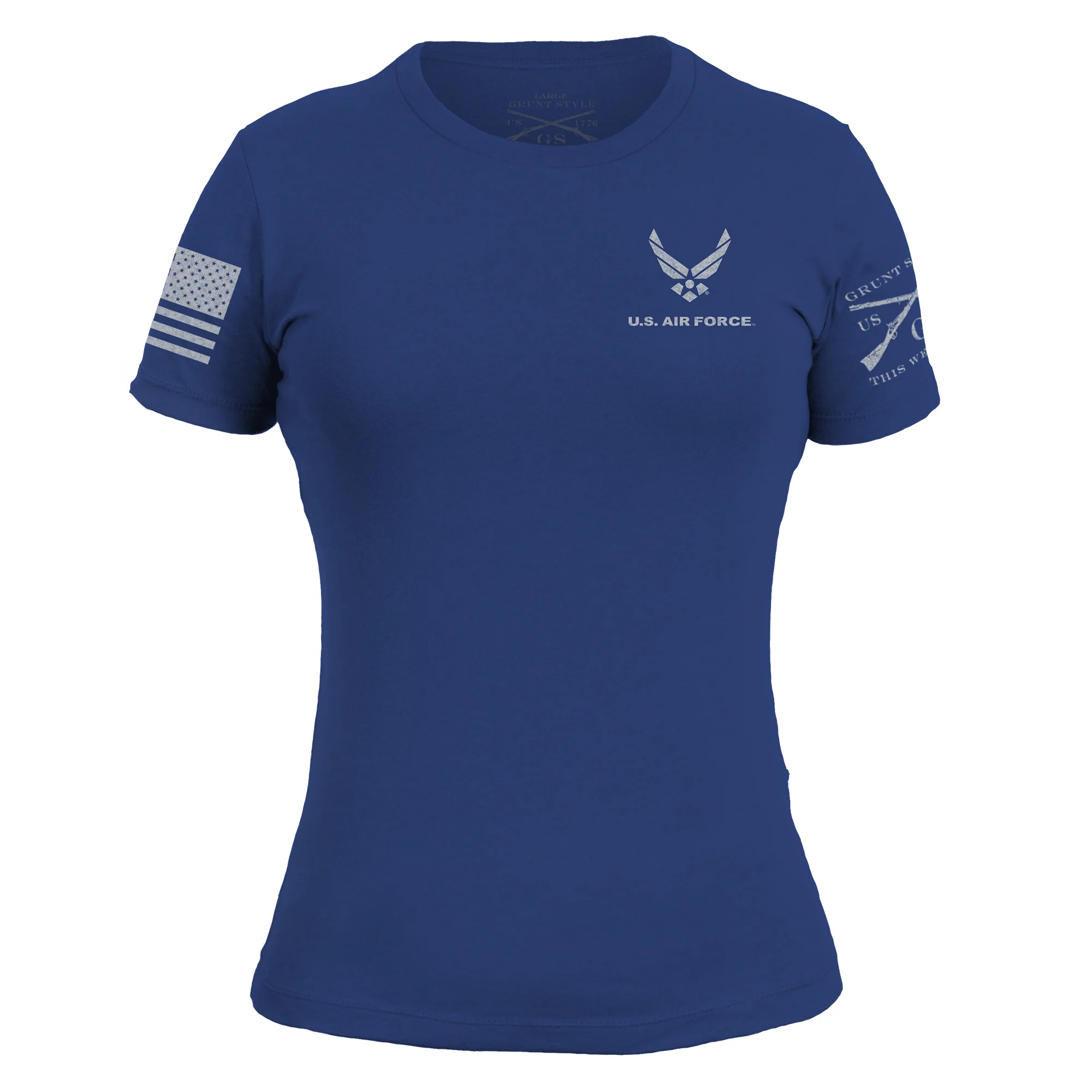 USAF - Women's Basic Logo T-Shirt - Blue