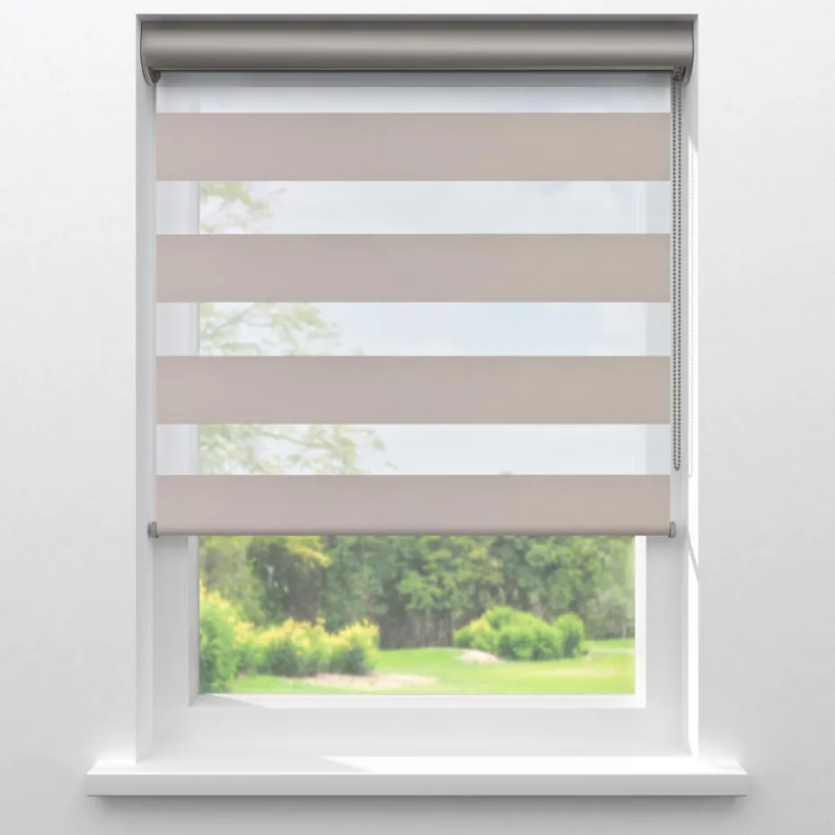 Kwantum Duo-Rolgordijnen | Duorolgordijn Emiel  Zand