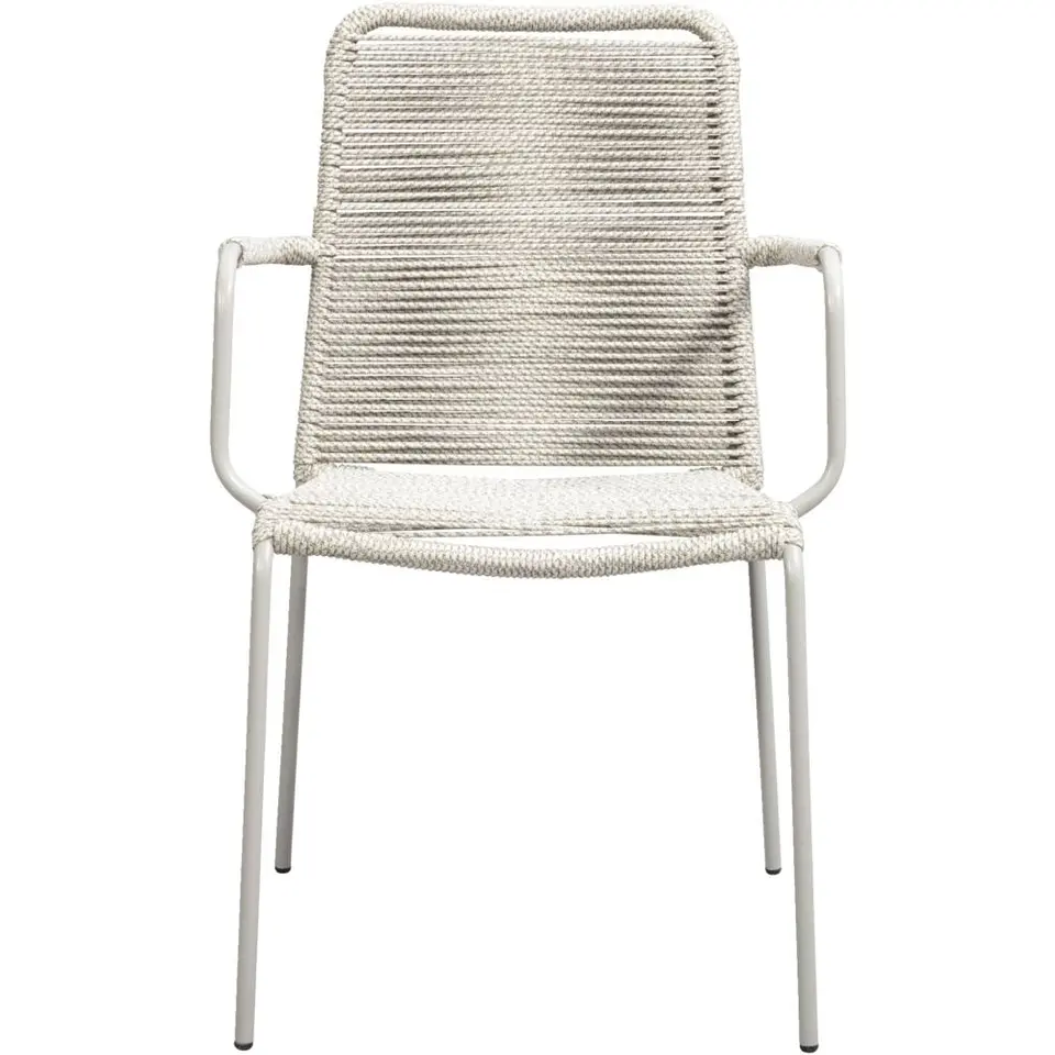 Stapelstoel Isola - metaal/rope zand - 85x53x64 cm