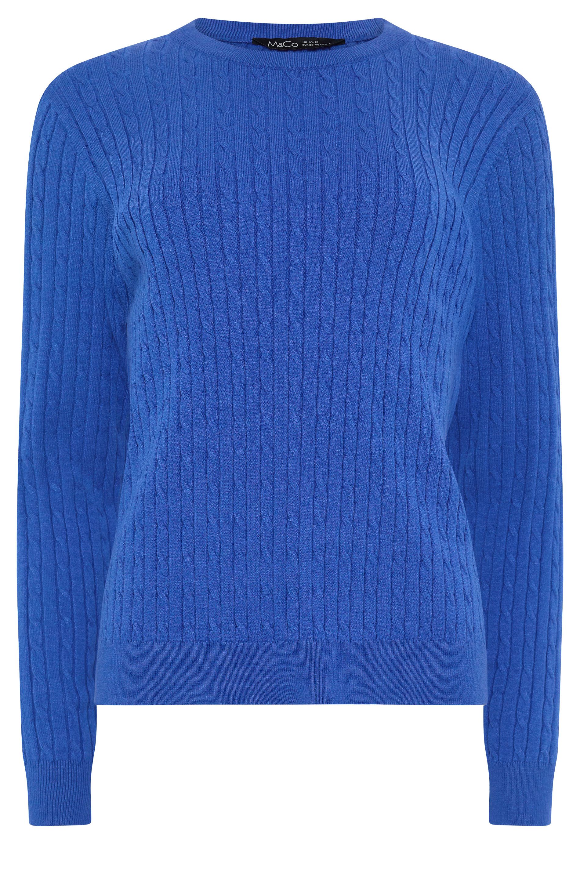 M&Co Cable Knit Jumper