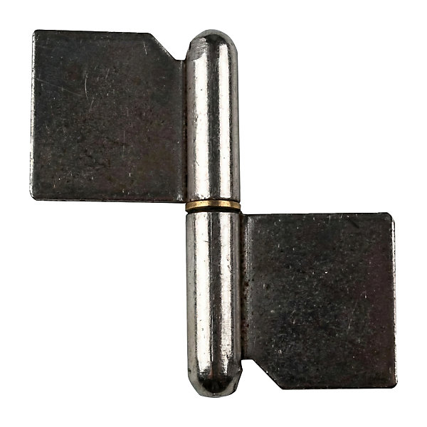 2 paumelles de grille à souder Diall 80 mm