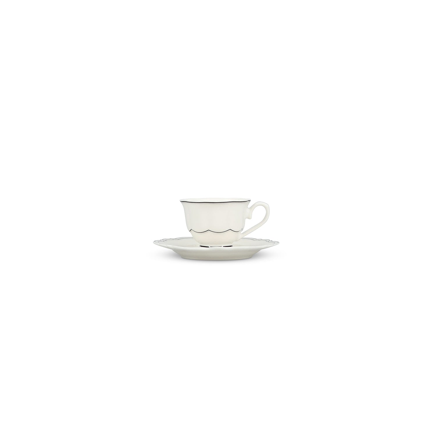 S|P Collection - Mokkakop 8cl en schotel Odette - Set van 2