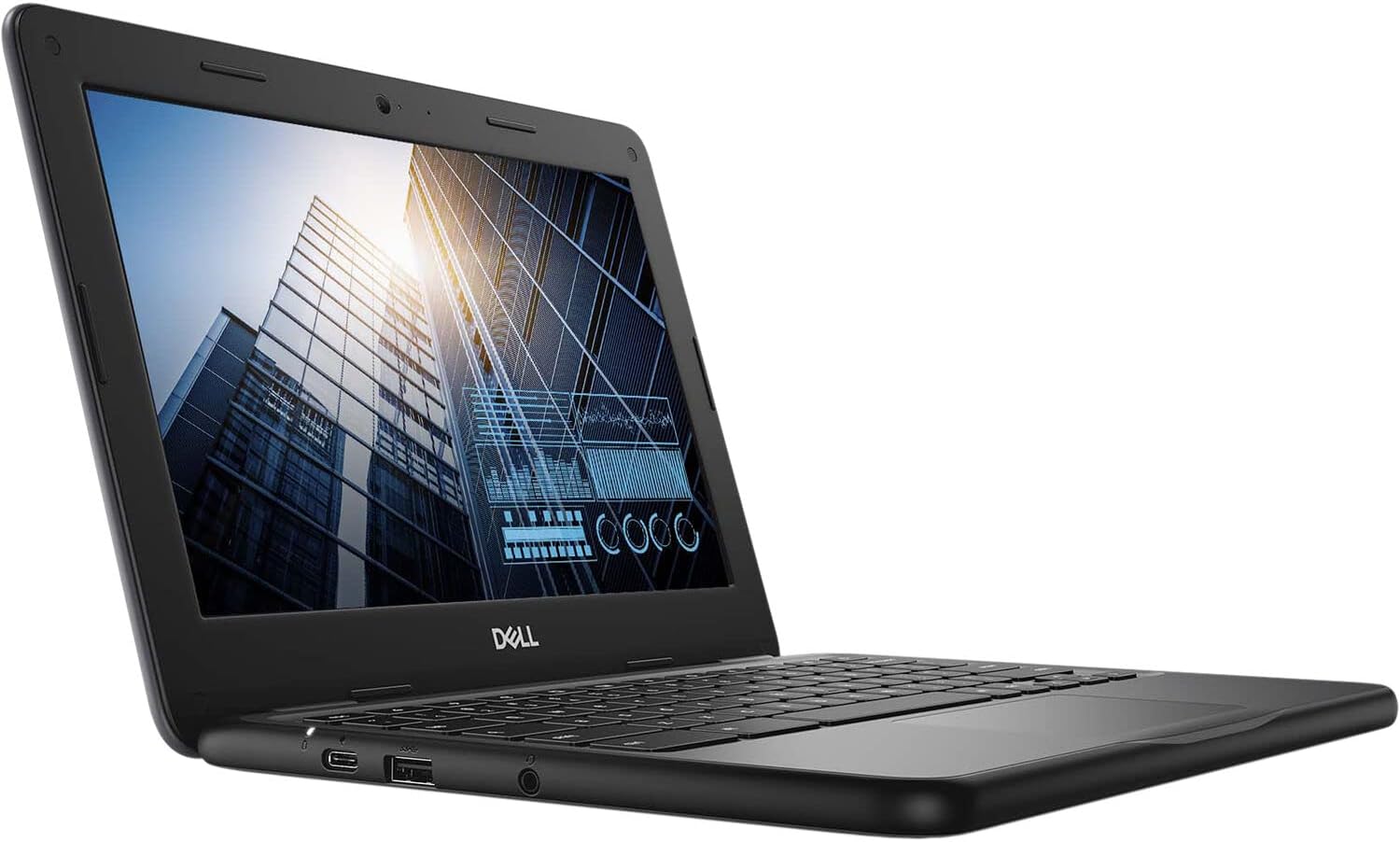 Dell Chromebook 11 3100 11.6 Touchscreen Chromebook - HD - 1366 x 768 - Celeron - 4GB RAM - 32GB Flash Memory, Black (Renewed)