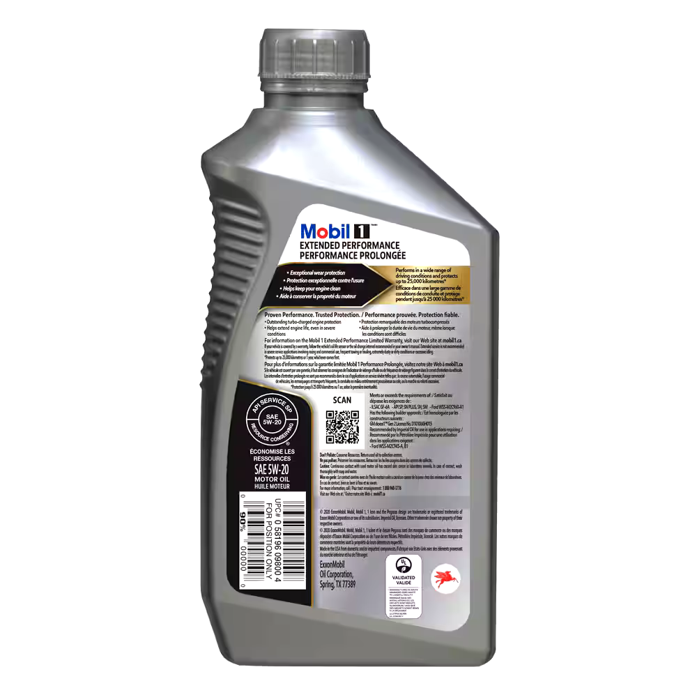 Mobil 1™ Extended Performance 5W20 Synthetic Engine/Motor Oil, 1-L