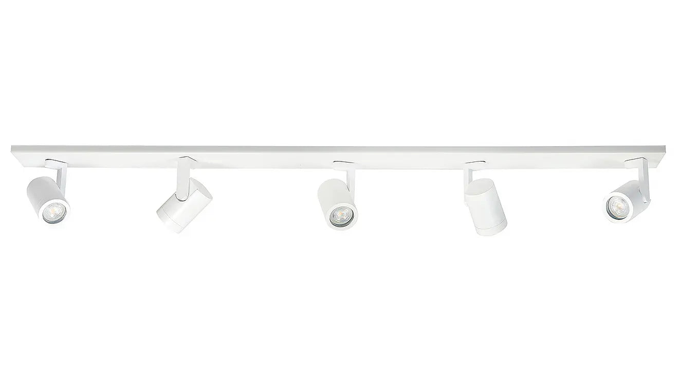 Highlight spot HALO - 5 lichts - 118 x 16  cm - wit