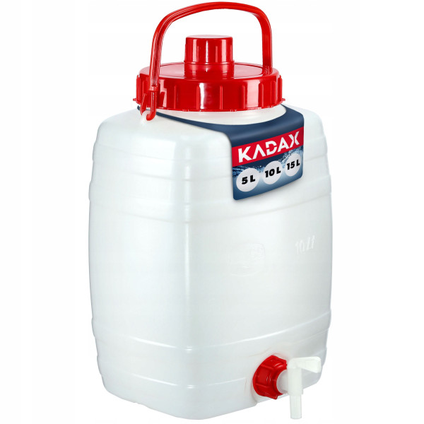 KADAX Beczka z kranikiem na wodę 10L