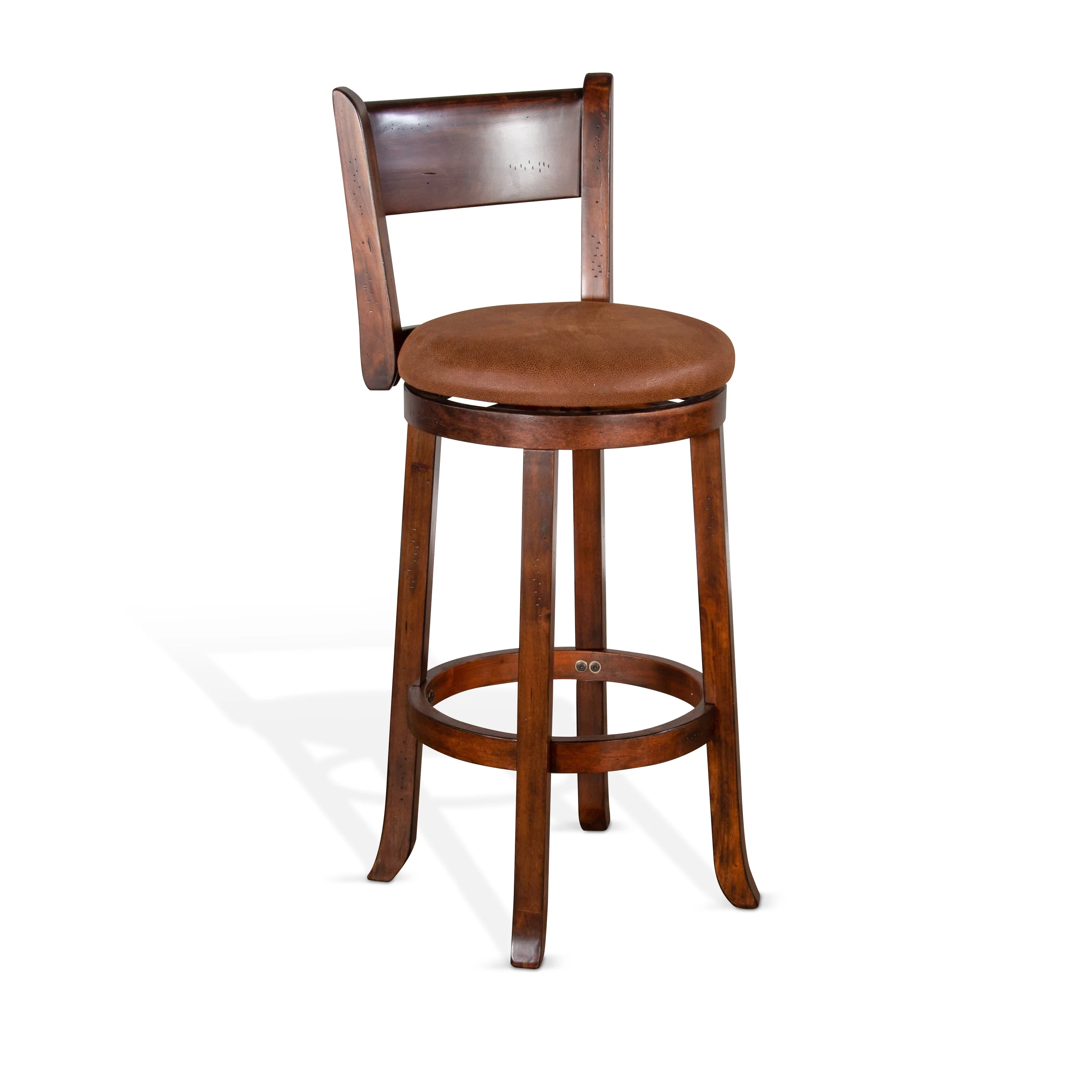 Sunny Designs Swivel Barstool with Cushion Seat