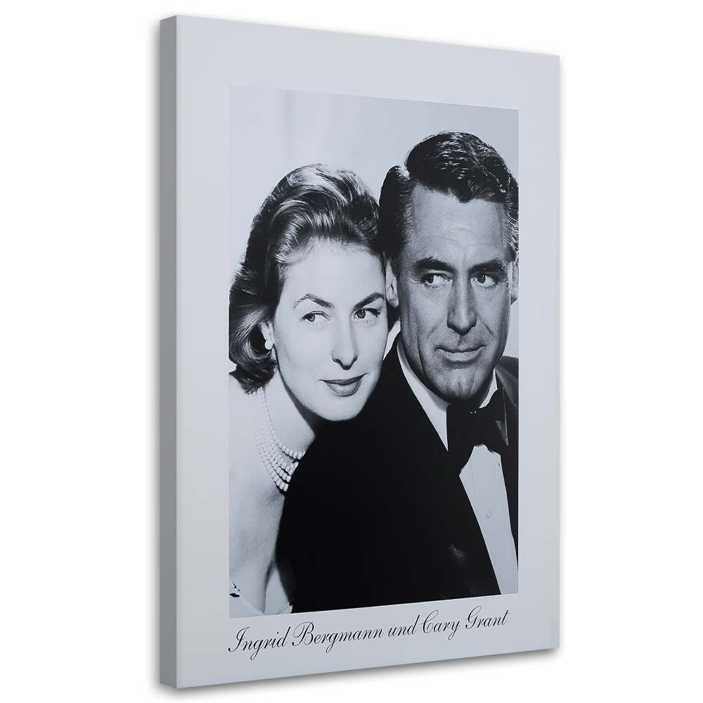 Feeby Obraz na płótnie Ingrid Bergmann i Cary Grant 40x60