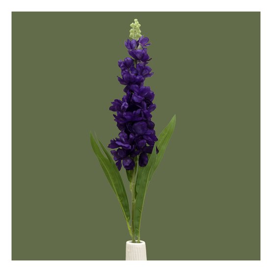 Purple Delphinium Spray 88cm