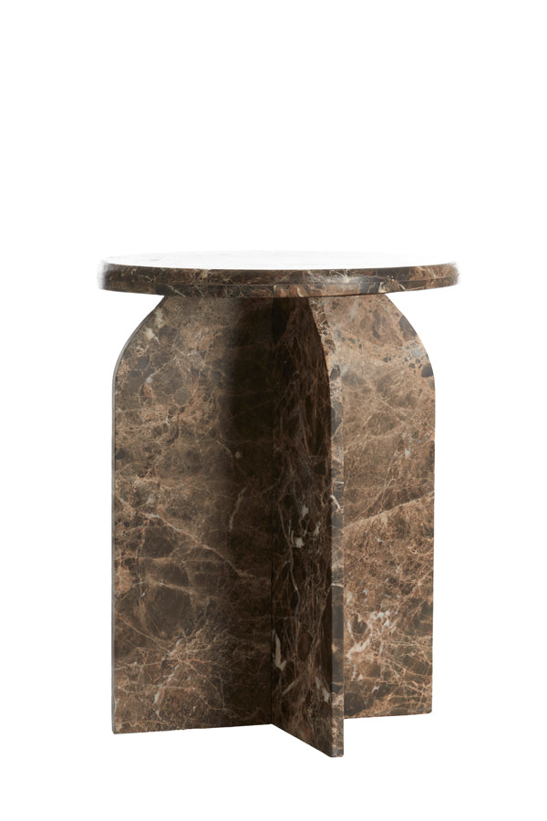 Light & Living bijzettafel OTINIA - Ø41x56cm - bruin