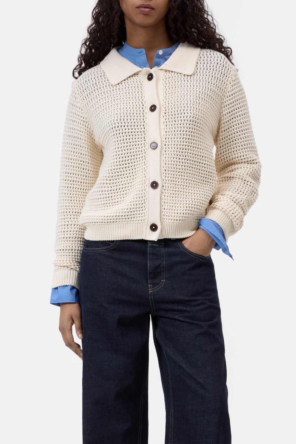 Cardigan aus Bio-Baumwolle