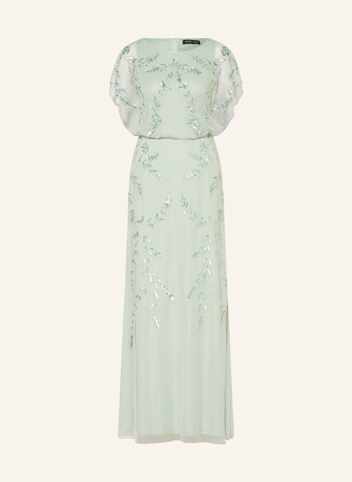 ADRIANNA PAPELL Abendkleid mit Pailletten und Schmuckperlen
