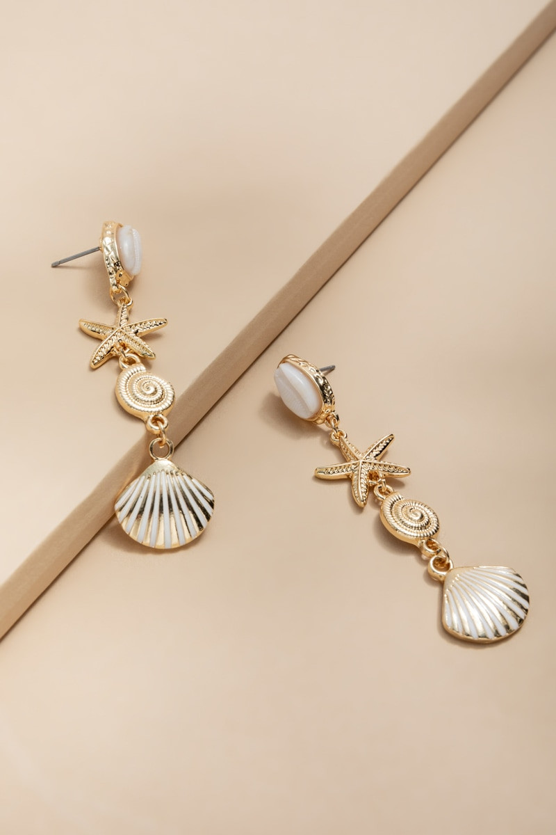 Gena Sea Life Drop Earrings
