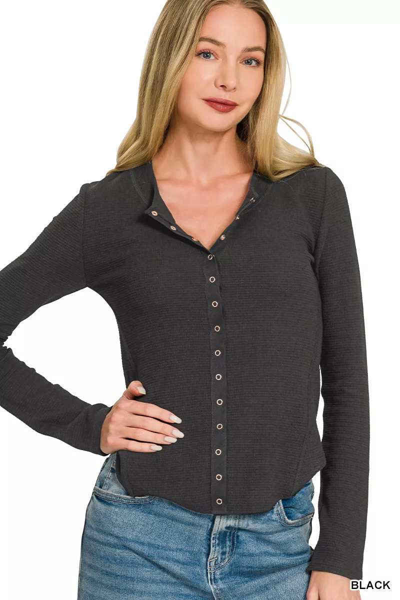 Double Knit Snap Button Shirts