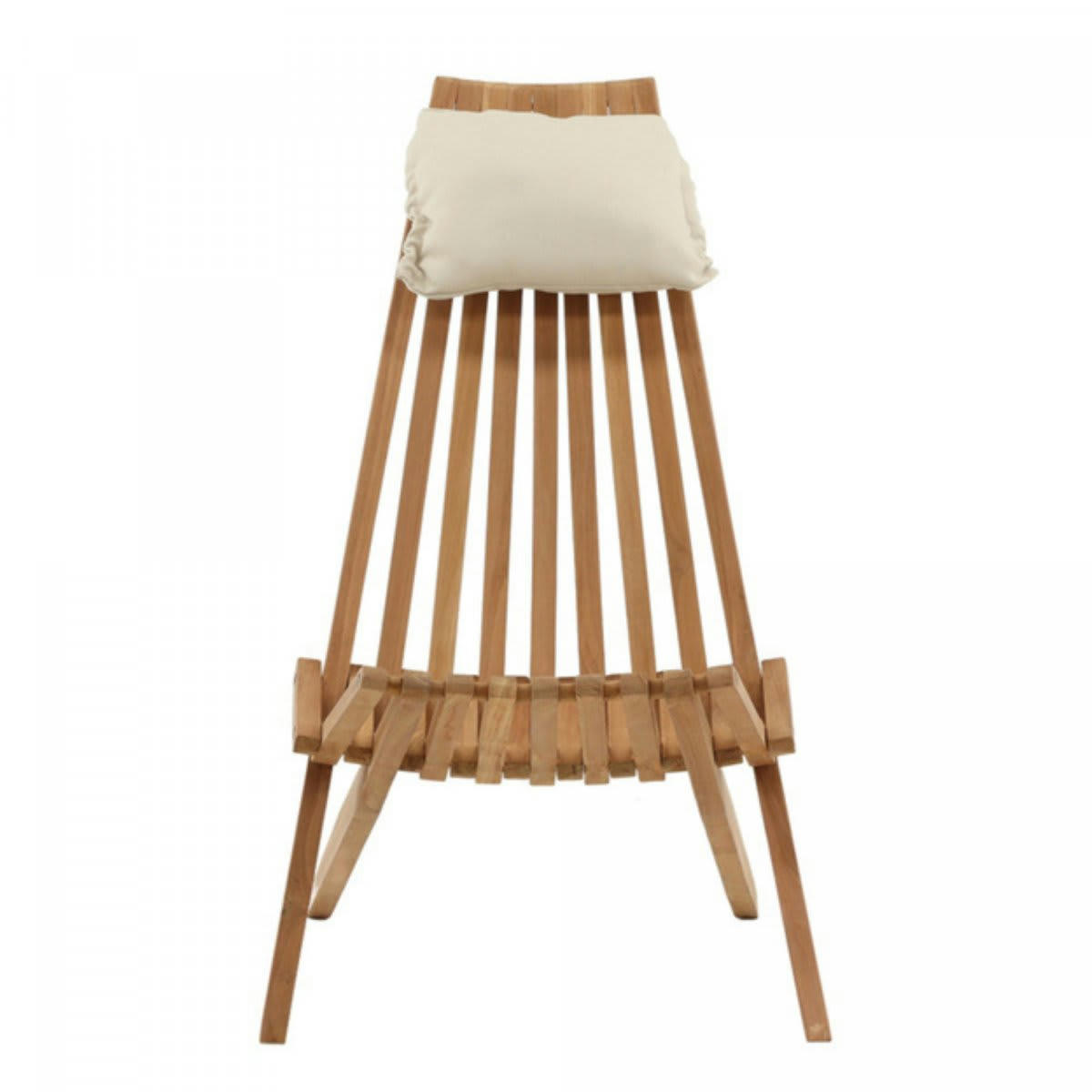 FRUTI - Fauteuil extérieur design en bois naturel
