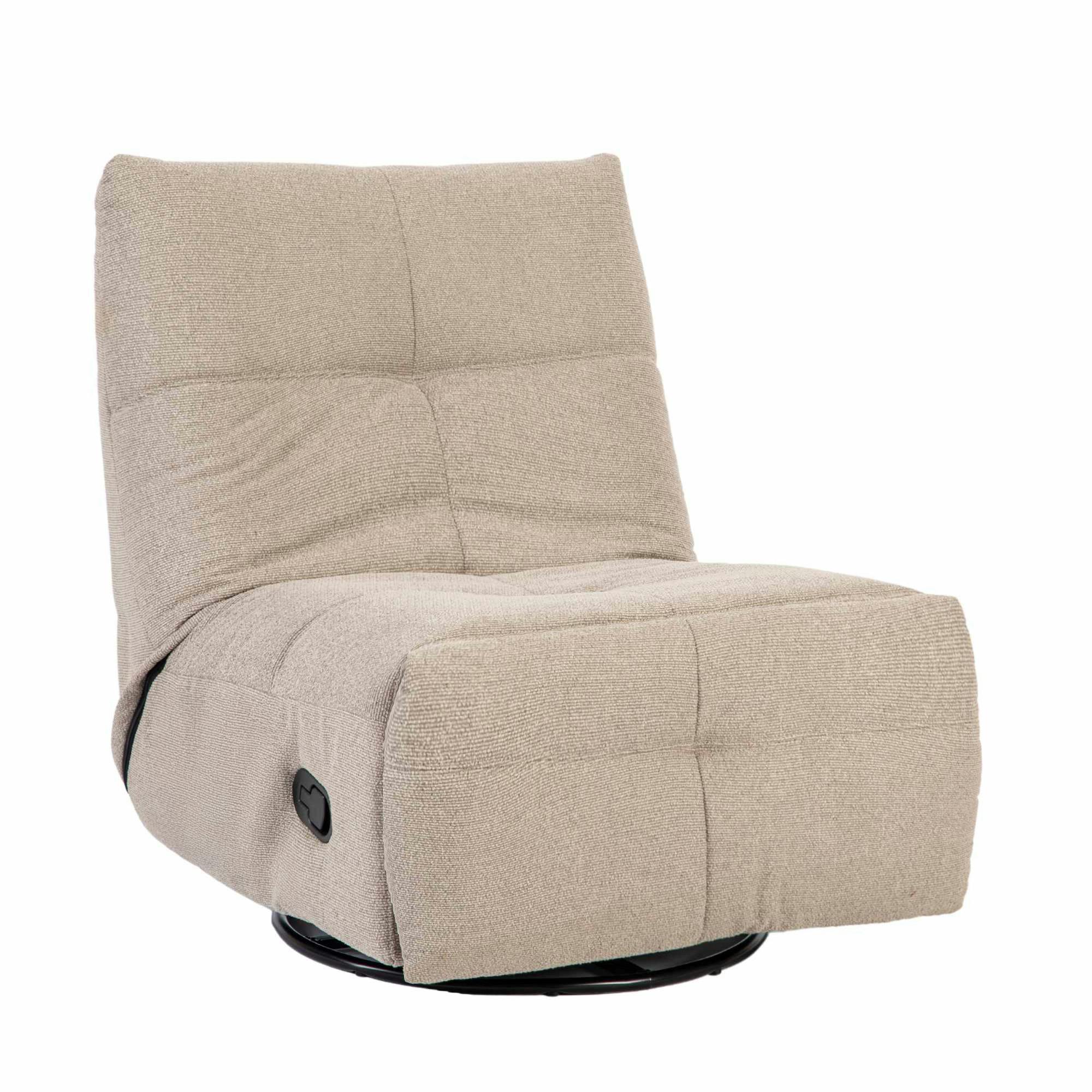 Fauteuil relax inclinable taupe BELORA