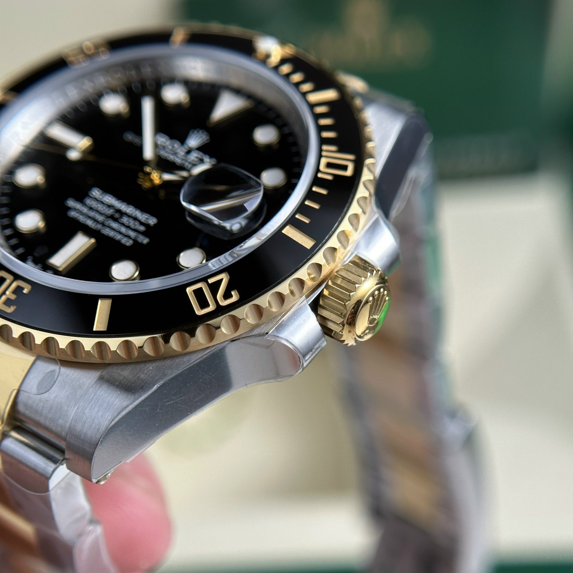 Rolex Submariner 126613LN SS/YG Plated Black Dial 41mm Oyster Super Clone