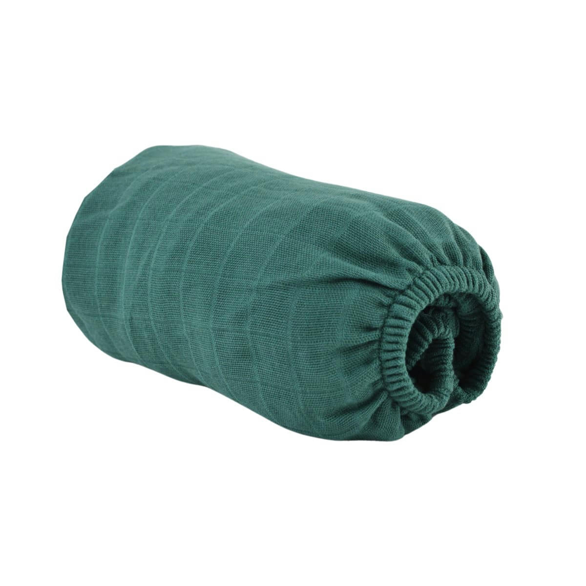 MAHE - Drap-housse bébé uni gaze coton bio* 60x120 cm