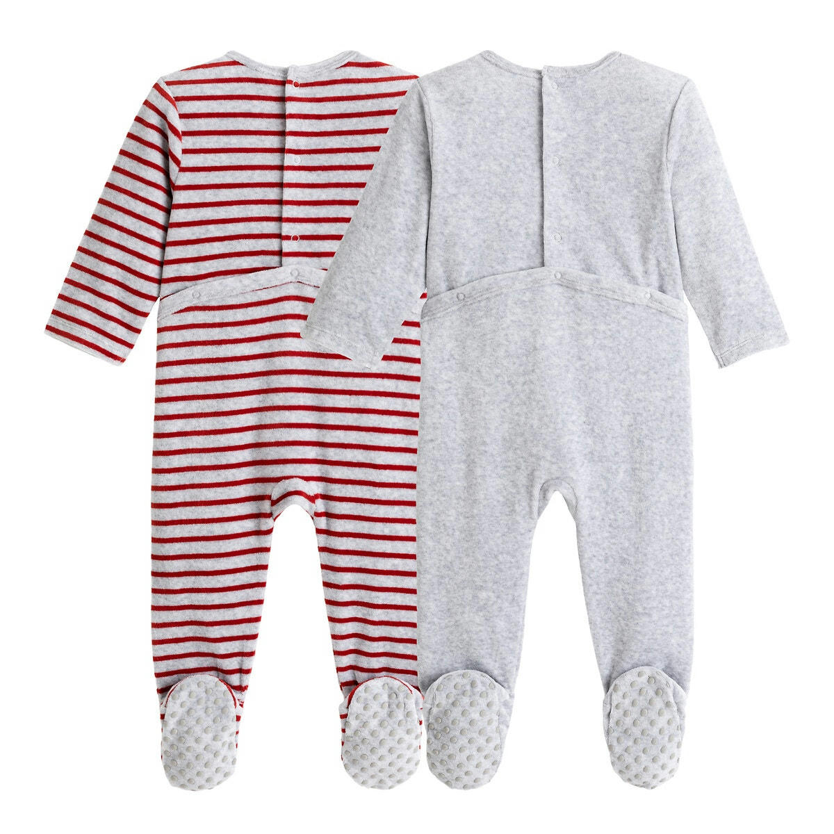 Lot de 2 pyjamas velours