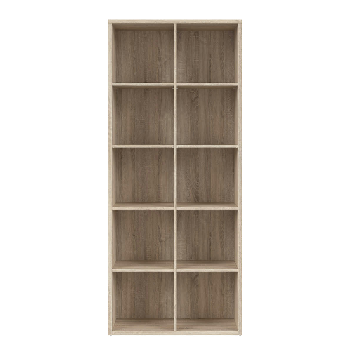 - Bibliothèque 10 cases stratifiés naturel