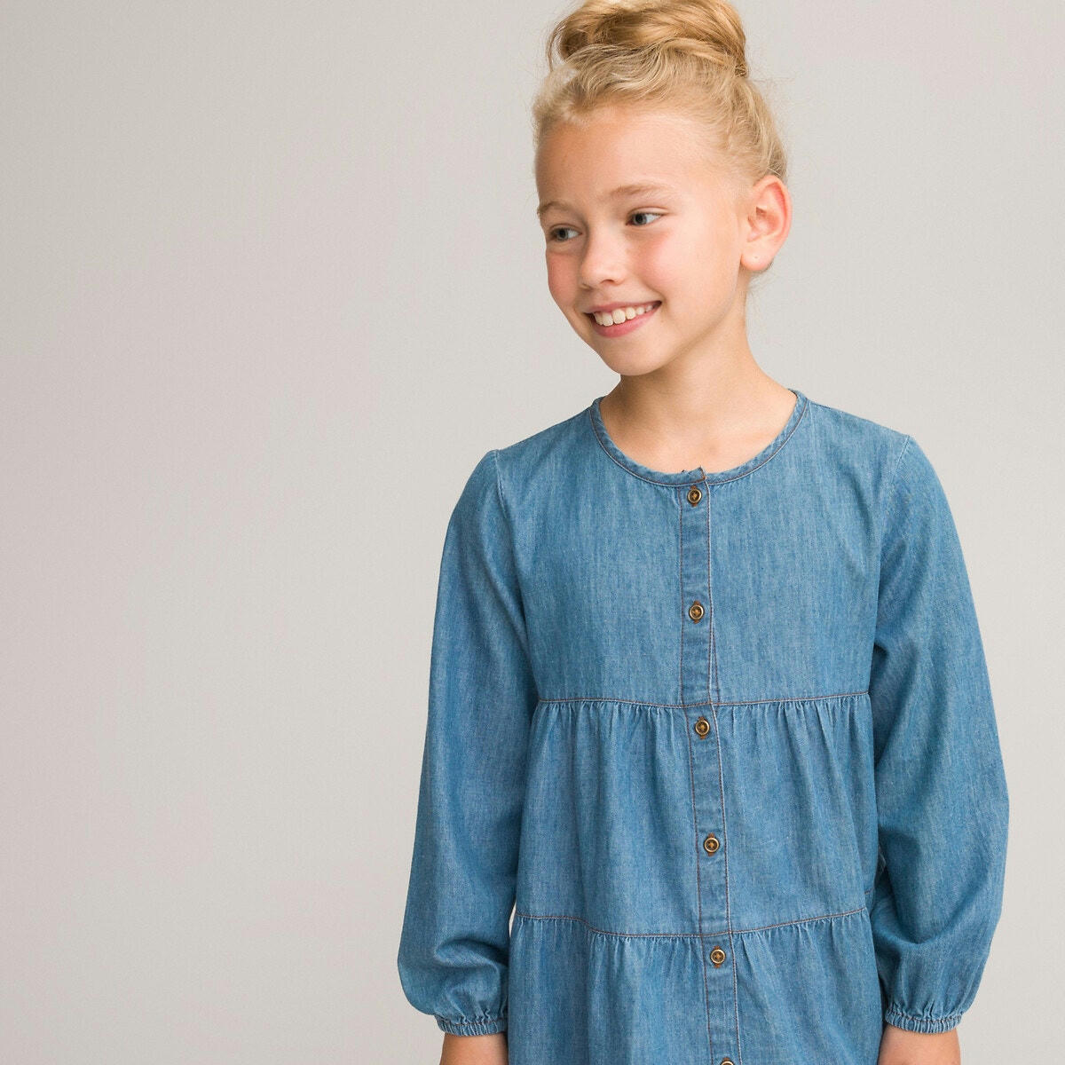Robe en denim léger