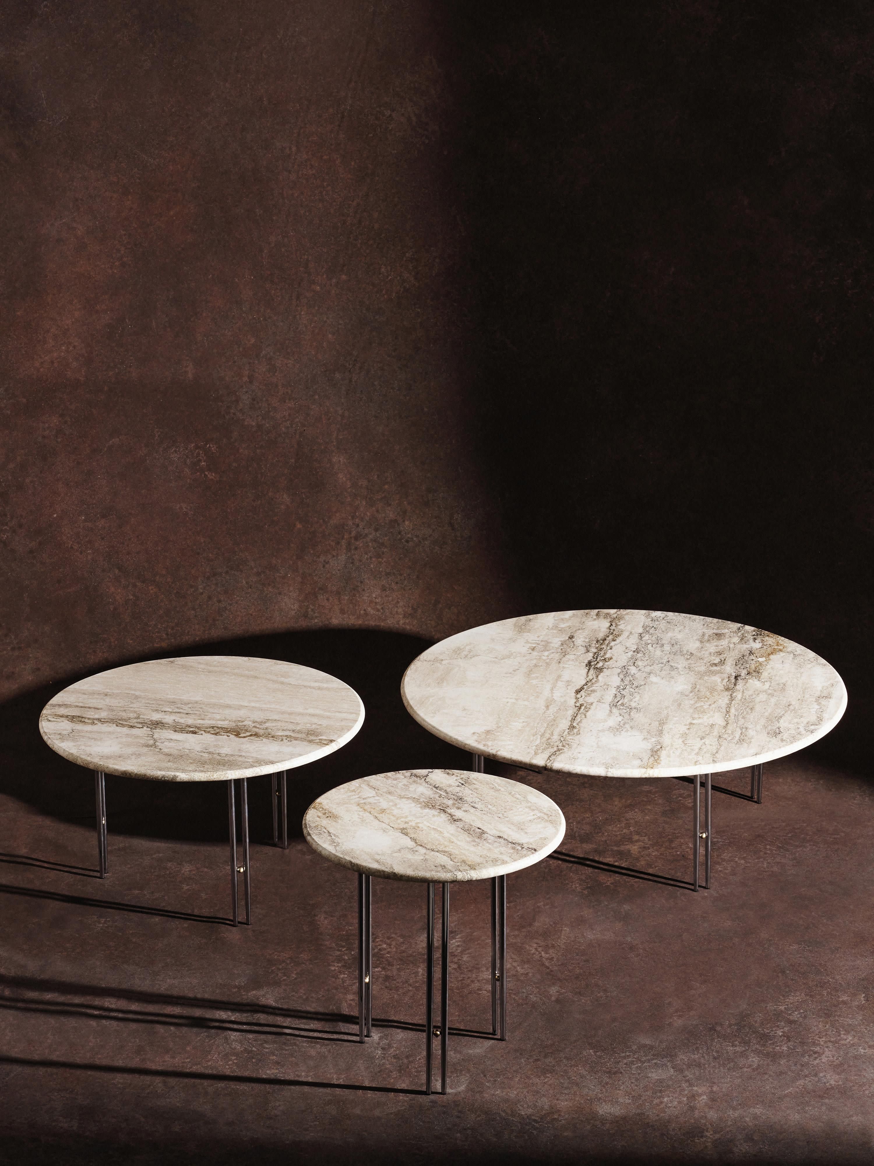 Runder Marmor-Couchtisch IOI, Ø 70 cm