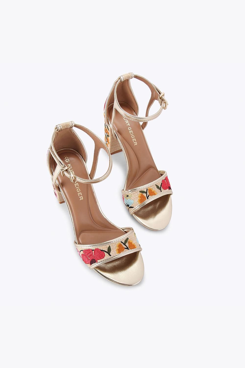 KG Kurt Geiger Faryn Embroidery' Sandals