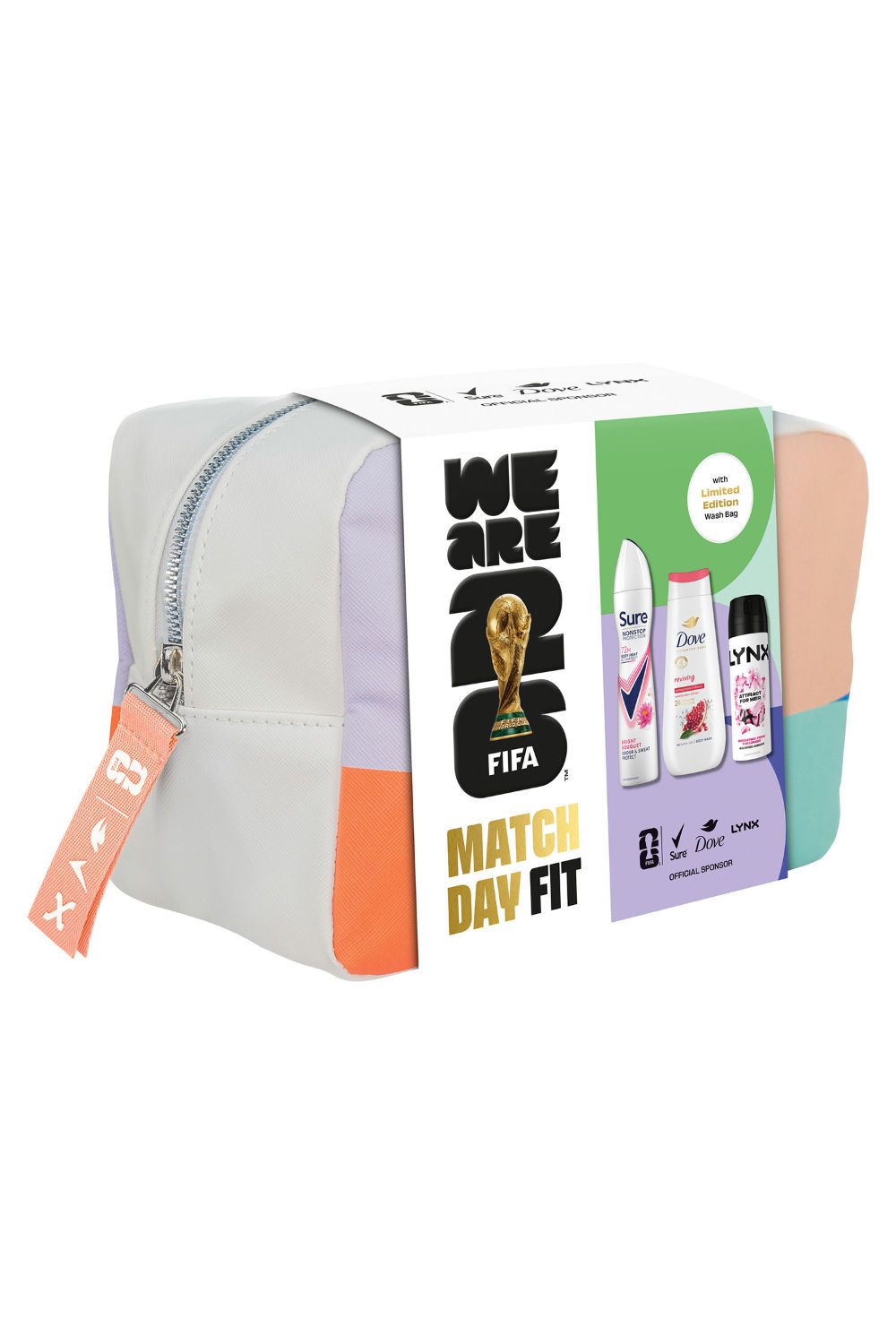 Sure FIFA Match Day Fit 'Gift Set' for Her Body Wash, Spray & Wash Bag