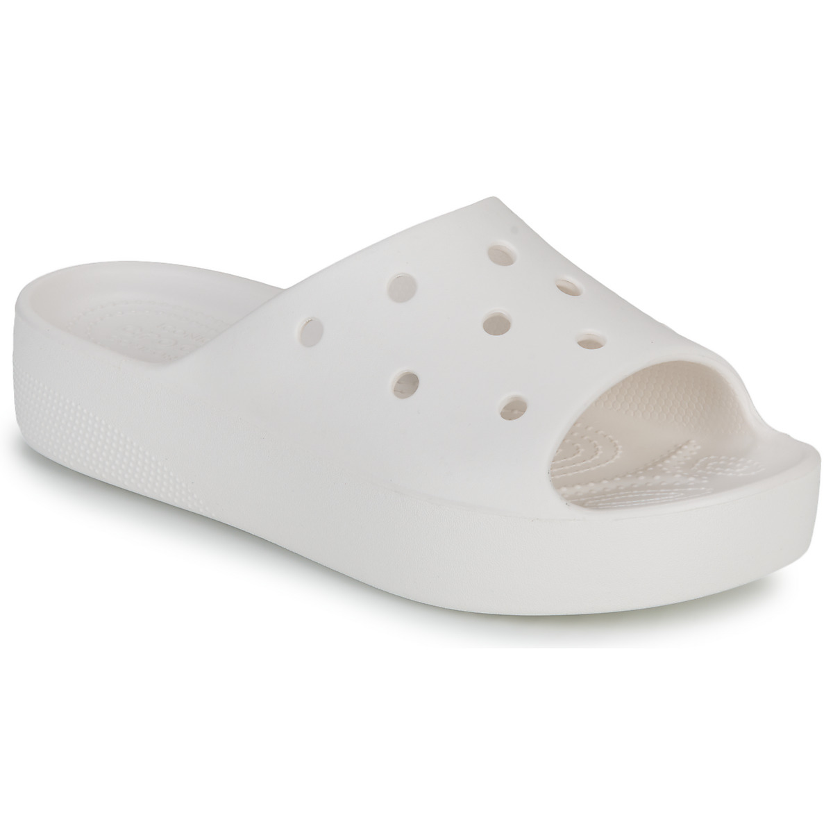 Crocs - CLASSIC PLATFORM SLIDE - White