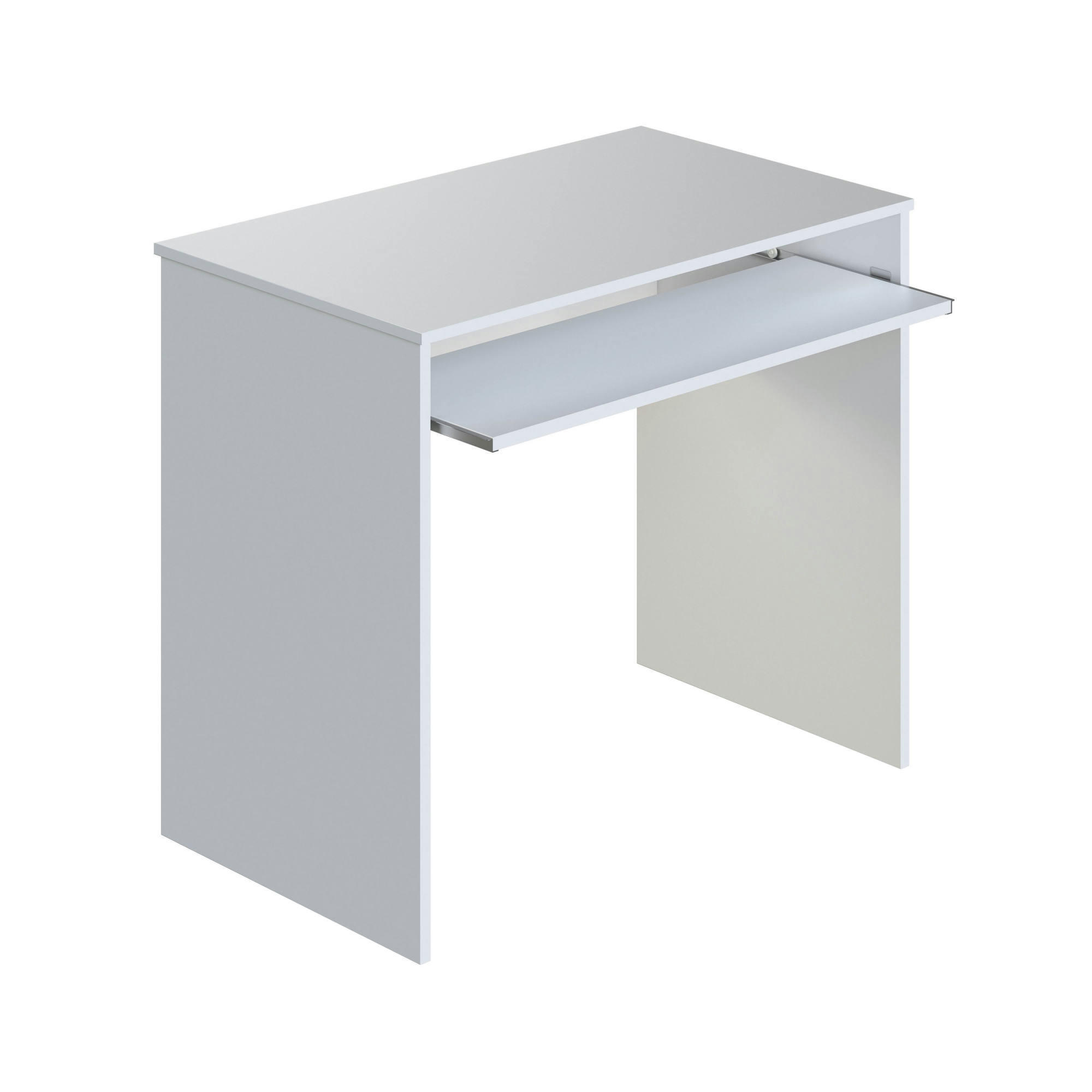 DAYTON - Bureau effet bois blanc