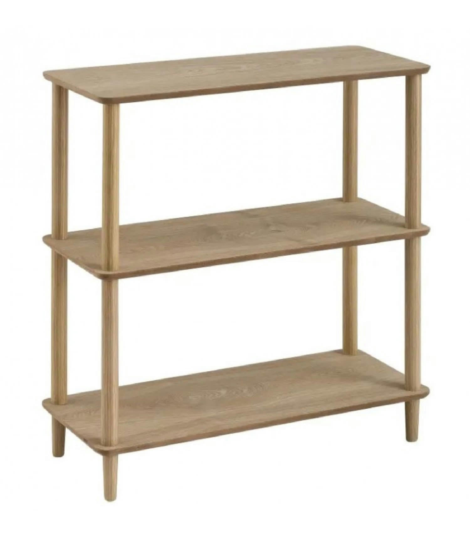 PIN - Console d'entrée 3 plateaux bois pin et MDF
