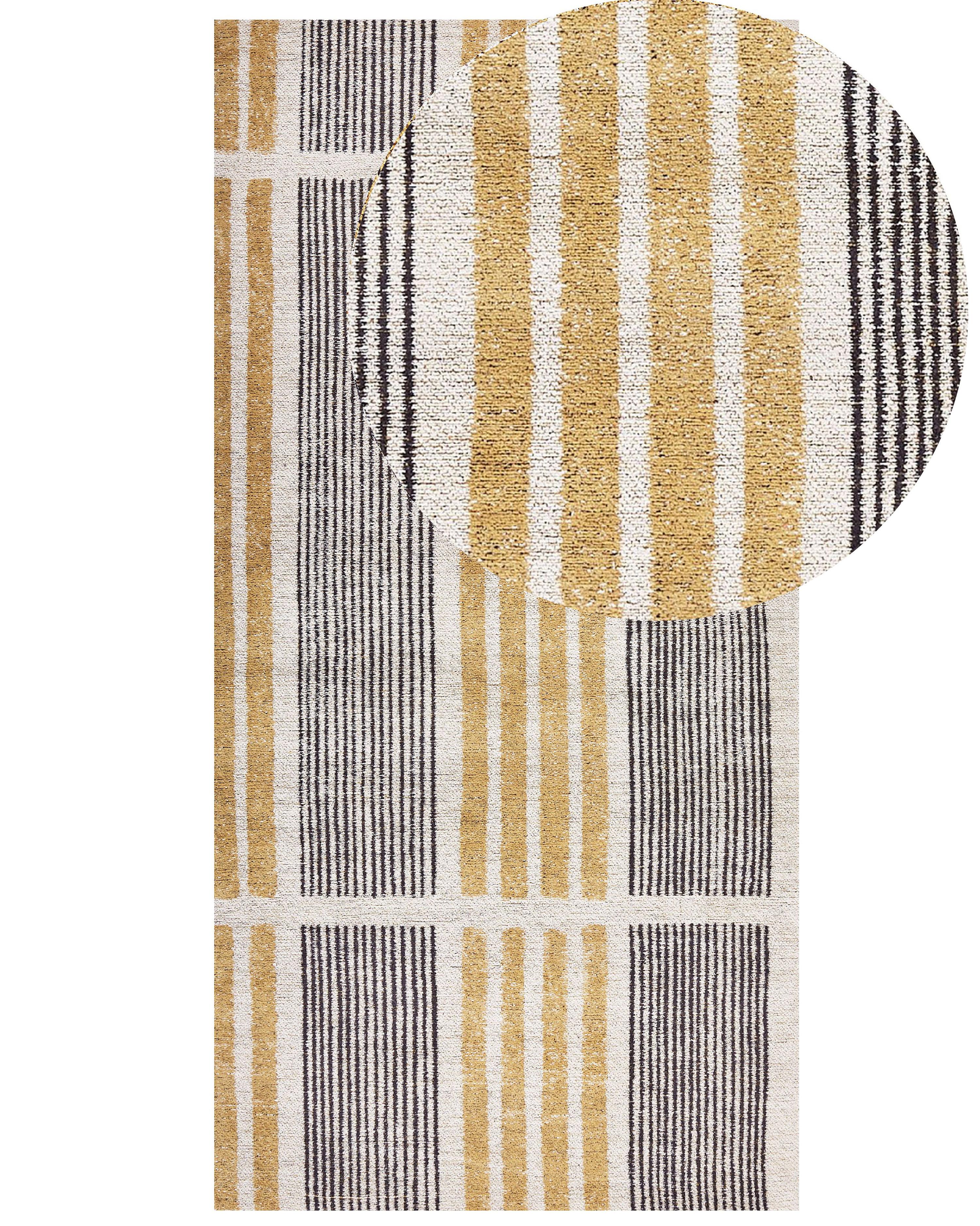 Rug KATRA Beige 140 x 200 cm Cotton
