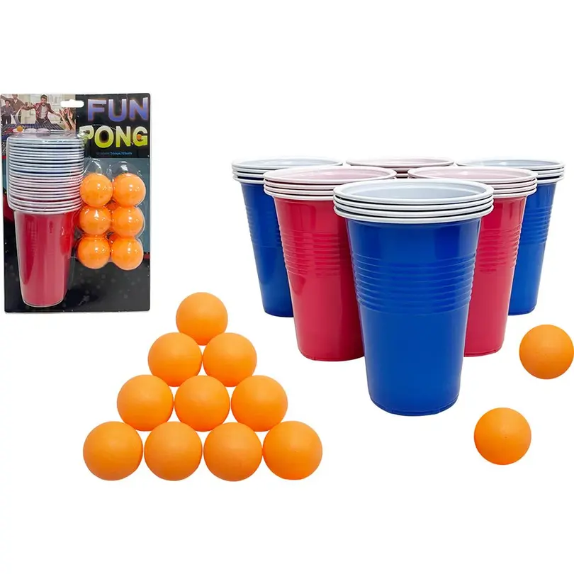 Party-Spiel 36-teilig Fun Pong